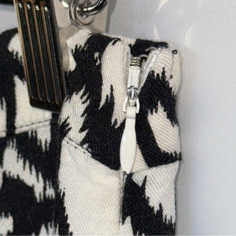 PHILOSOPHY Geometric Print Black and White Wide Leg Palazzo Pants Size 8 - Picture 7 of 9